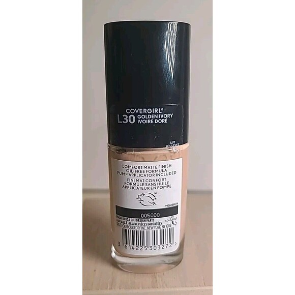 NEW Covergirl TruBlend Matte Made Foundation #L30 Golden Ivory 1 FL.OZ. - Picture 3 of 4
